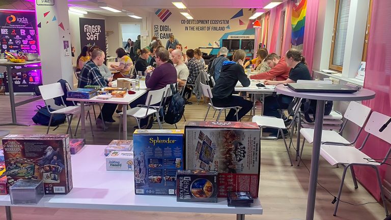 Pride Board Games Event - Table with games